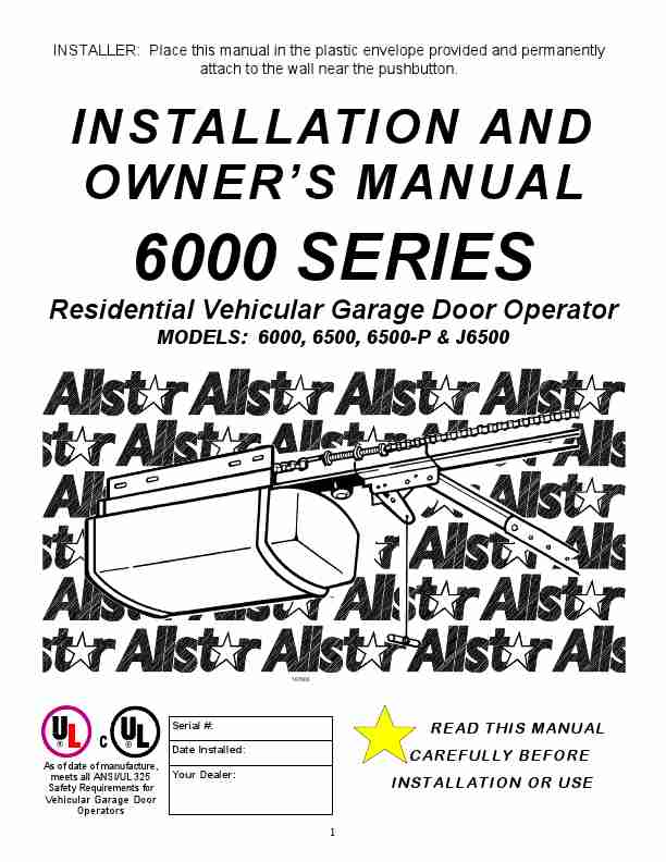 Allstar Products Group Garage Door Opener 6500-page_pdf